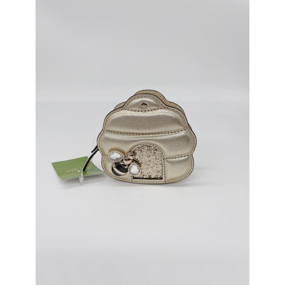 Kate Spade Oh Honey Bee Hive Coin Purse PWRU4850 Down wallet NWT - Picture 1 of 7